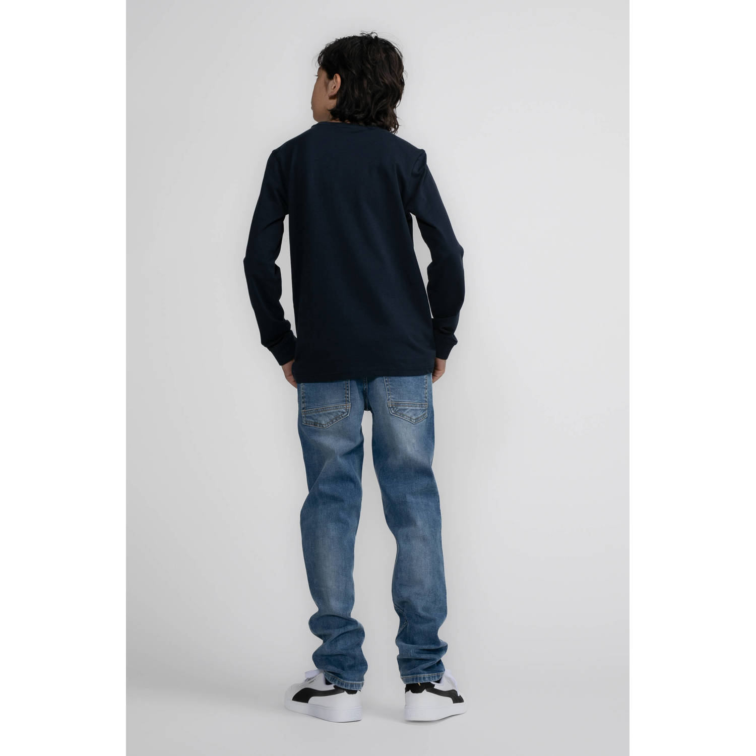 Petrol Industries longsleeve donkerblauw