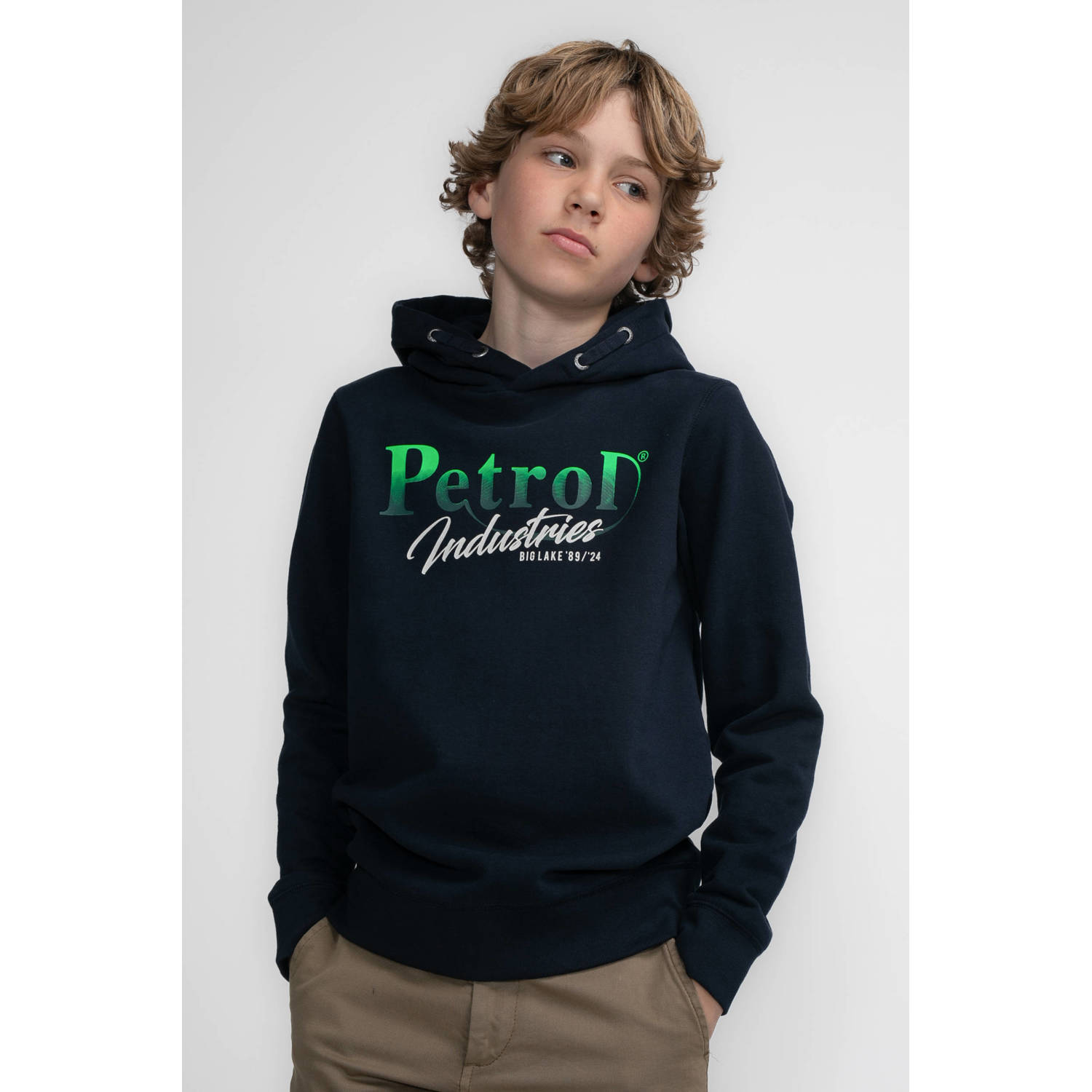 Petrol Industries hoodie blauw