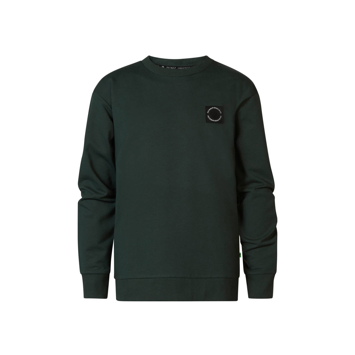 Petrol Industries sweater groen Trui Effen 128 | Trui van
