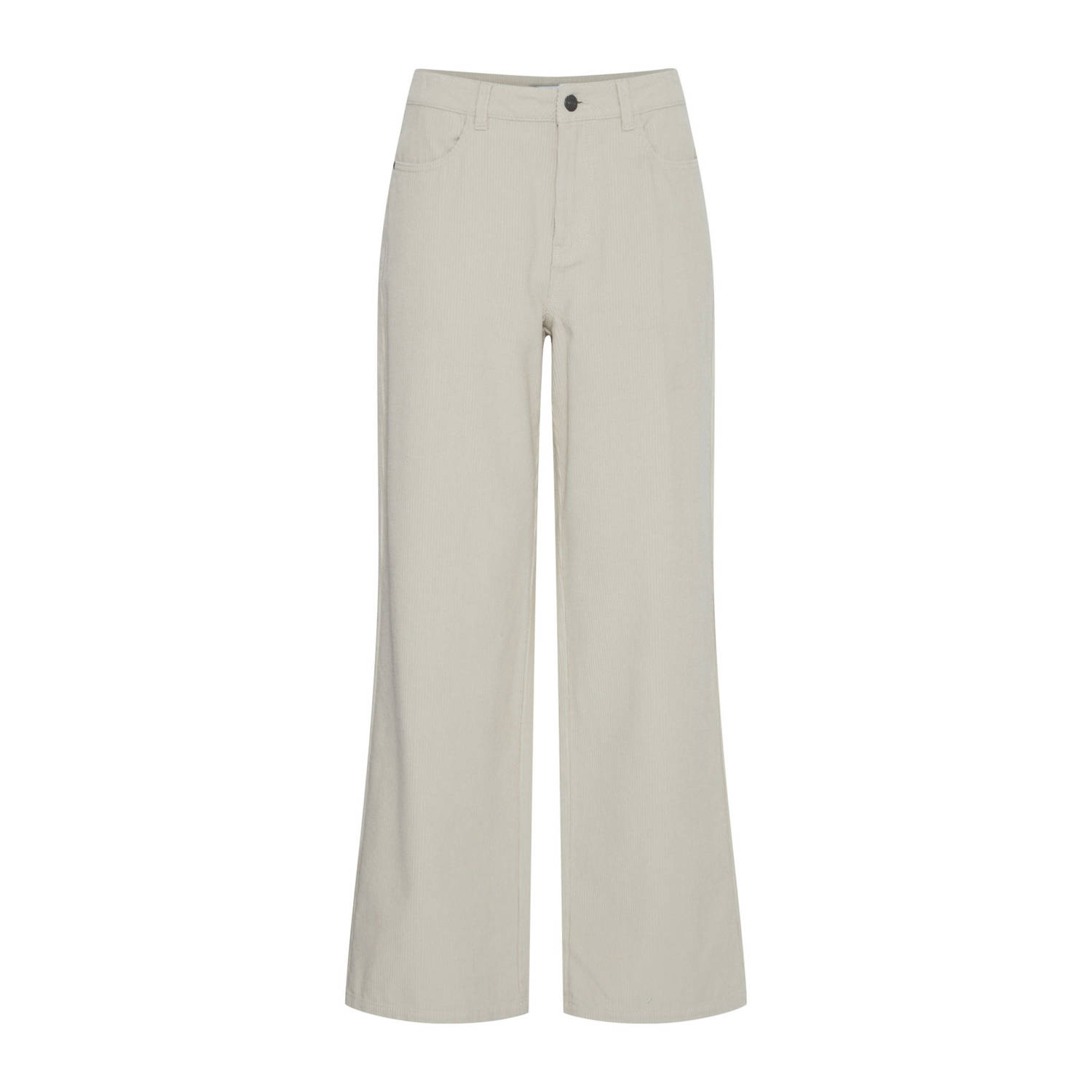 B.Young corduroy wide leg broek BYDANNA beige