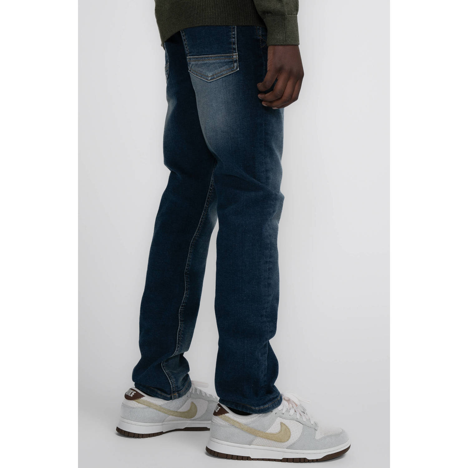 Petrol Industries Straight jeans met stone washed look