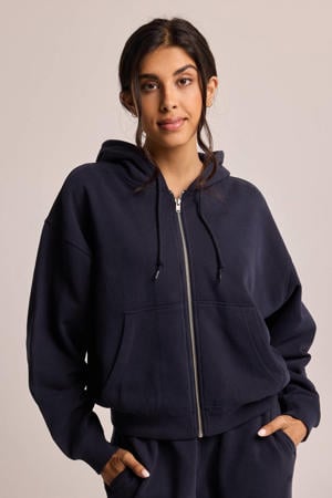 sweatvest donkerblauw