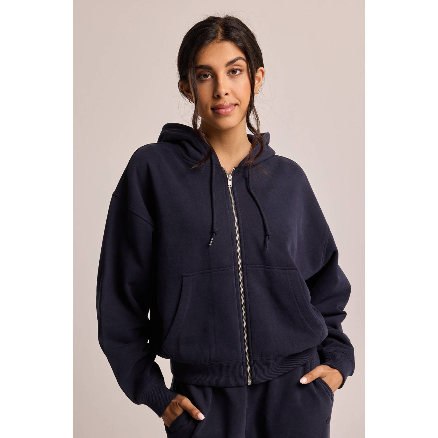 America Today hoodie lichtgrijs