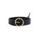 WE Fashion riem zwart/goudkleurig