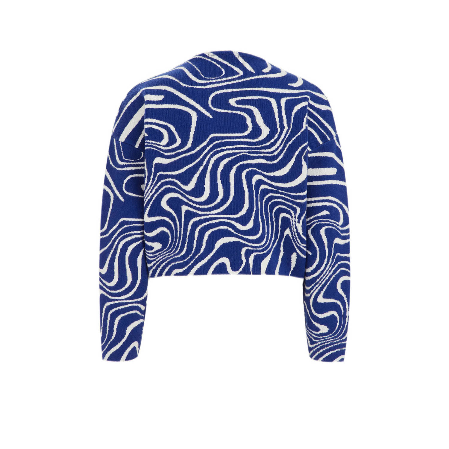 WE Fashion gebreide trui blauw