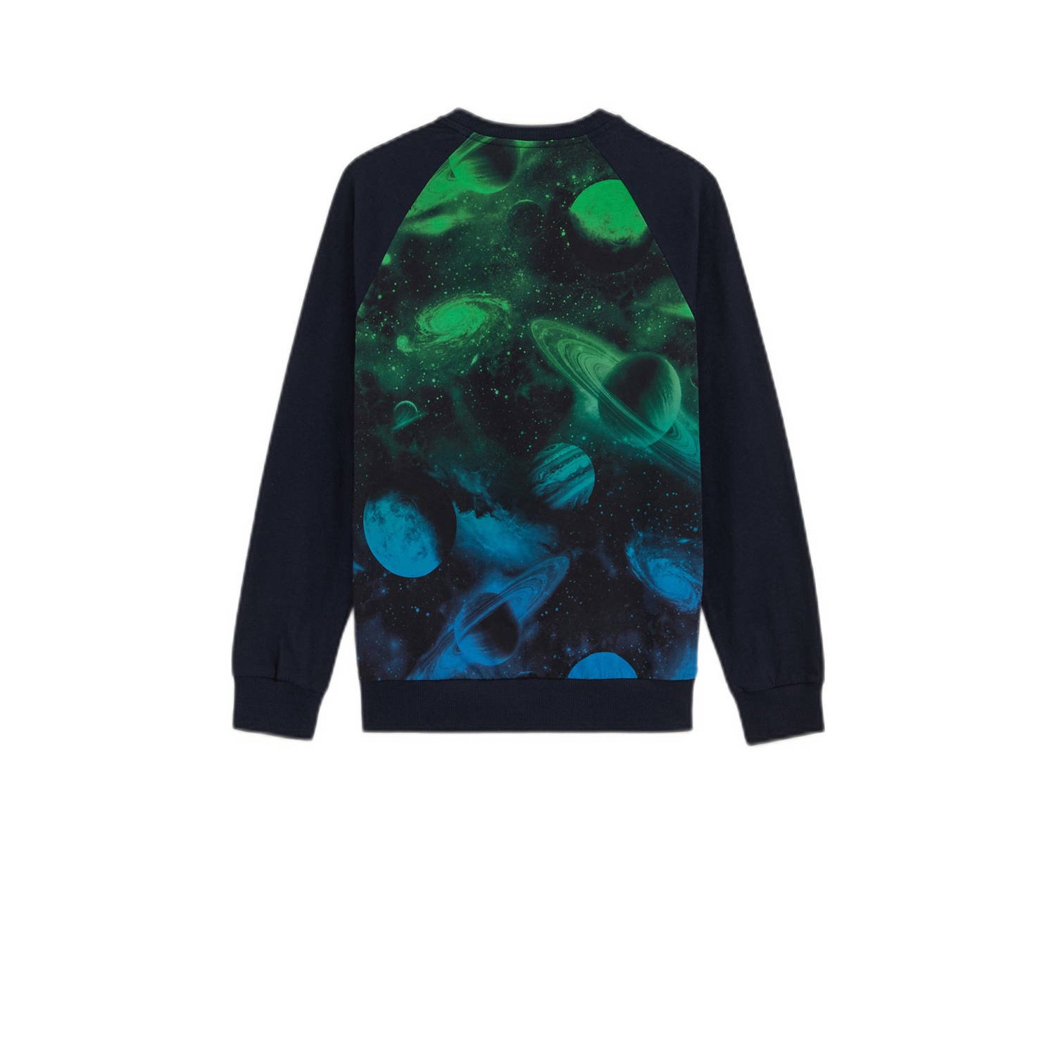 WE Fashion sweater donkerblauw