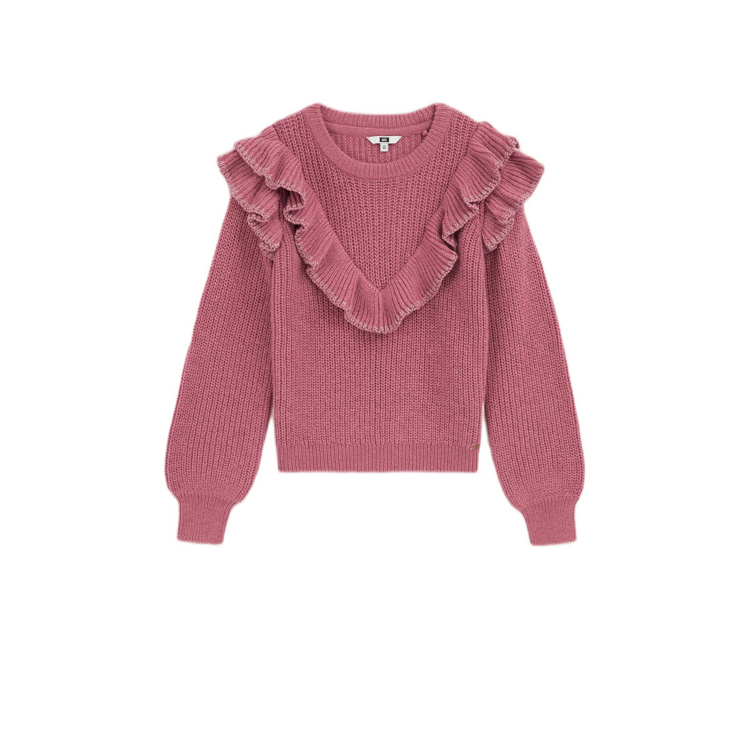 WE Fashion gebreide trui roze