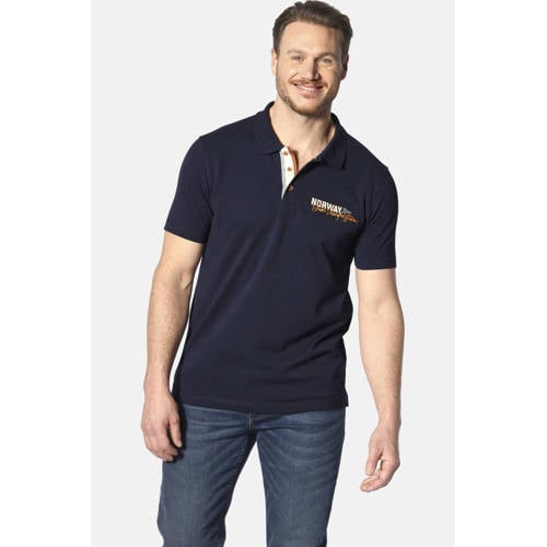 Jan Vanderstorm polo Plus Size JAKOV donkerblauw afbeelding