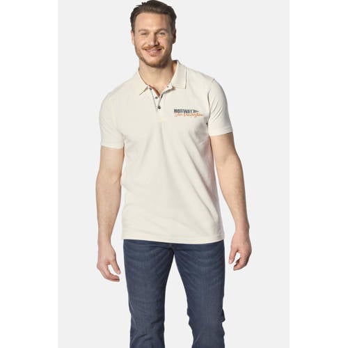 Jan Vanderstorm polo Plus Size JAKOV wit afbeelding