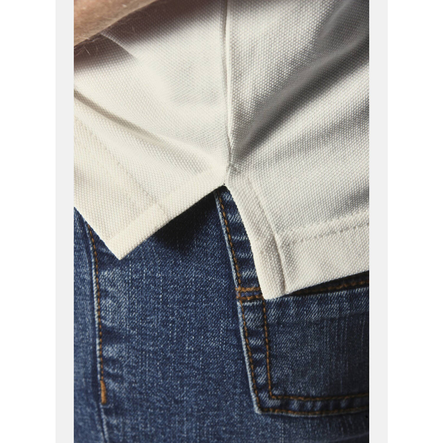 Jan Vanderstorm polo Plus Size JAKOV wit