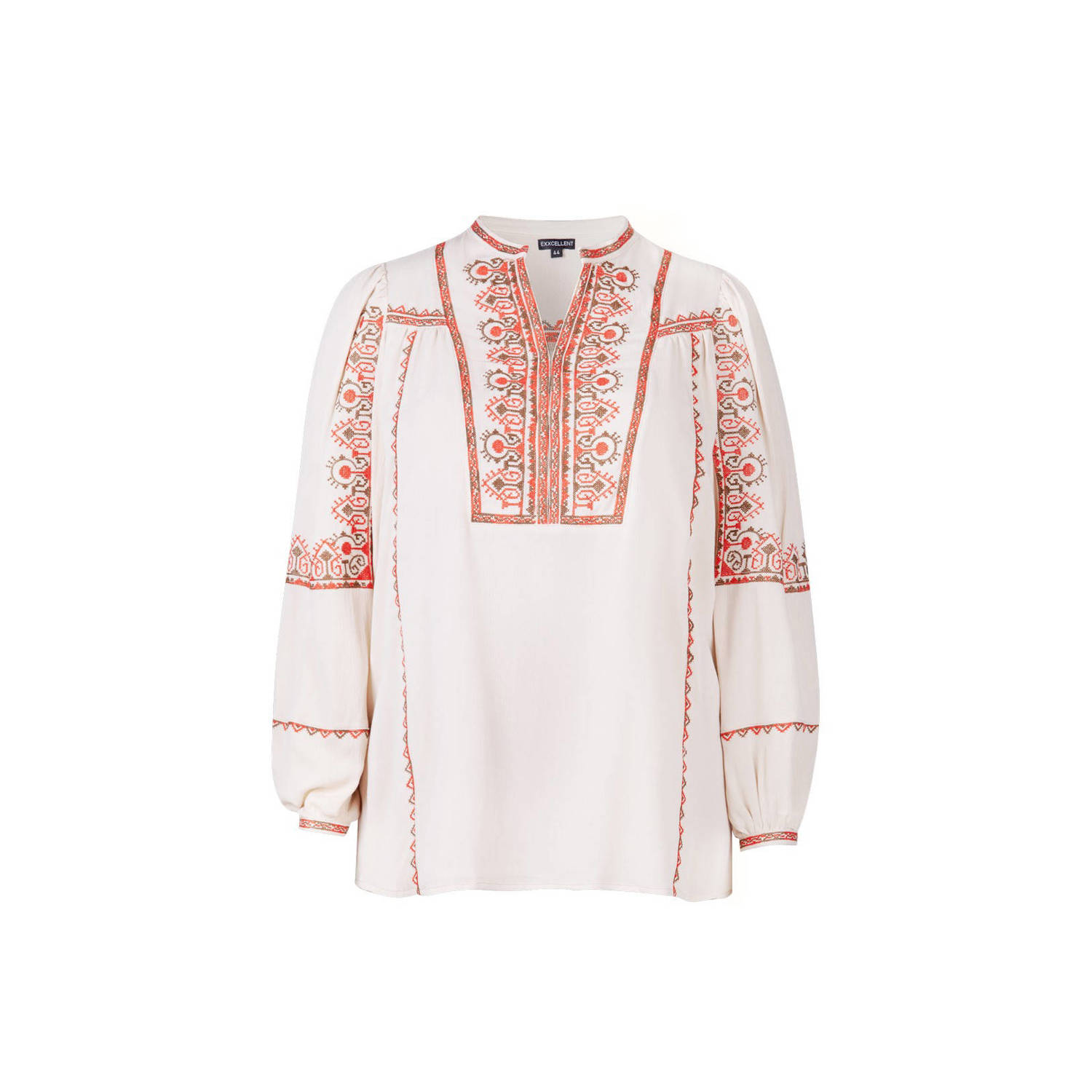 Exxcellent broderie top Adira zand