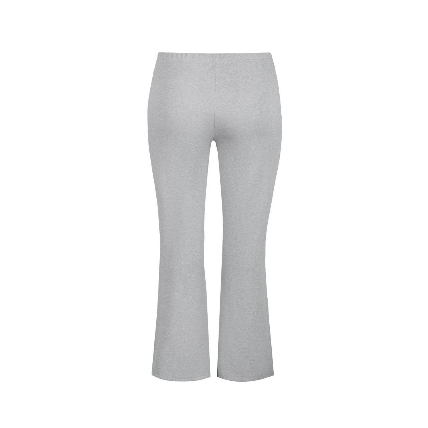 Exxcellent flared broek Annebel grijs