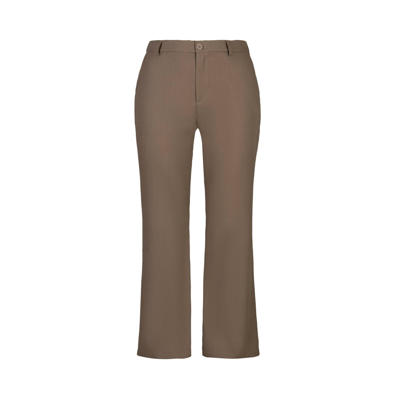 Exxcellent wide leg pantalon Chelsea bruin