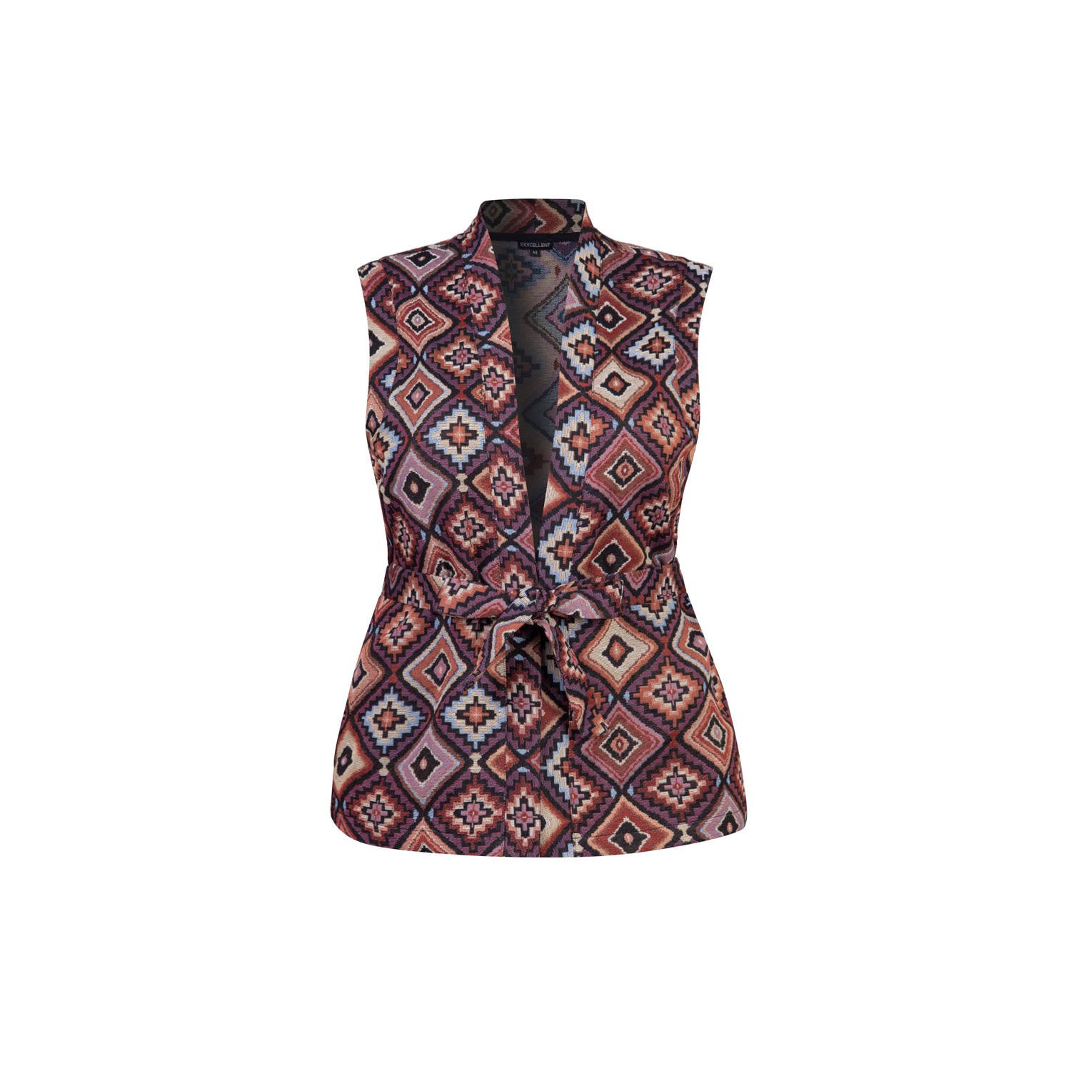 Exxcellent gilet Avella met all over print multi