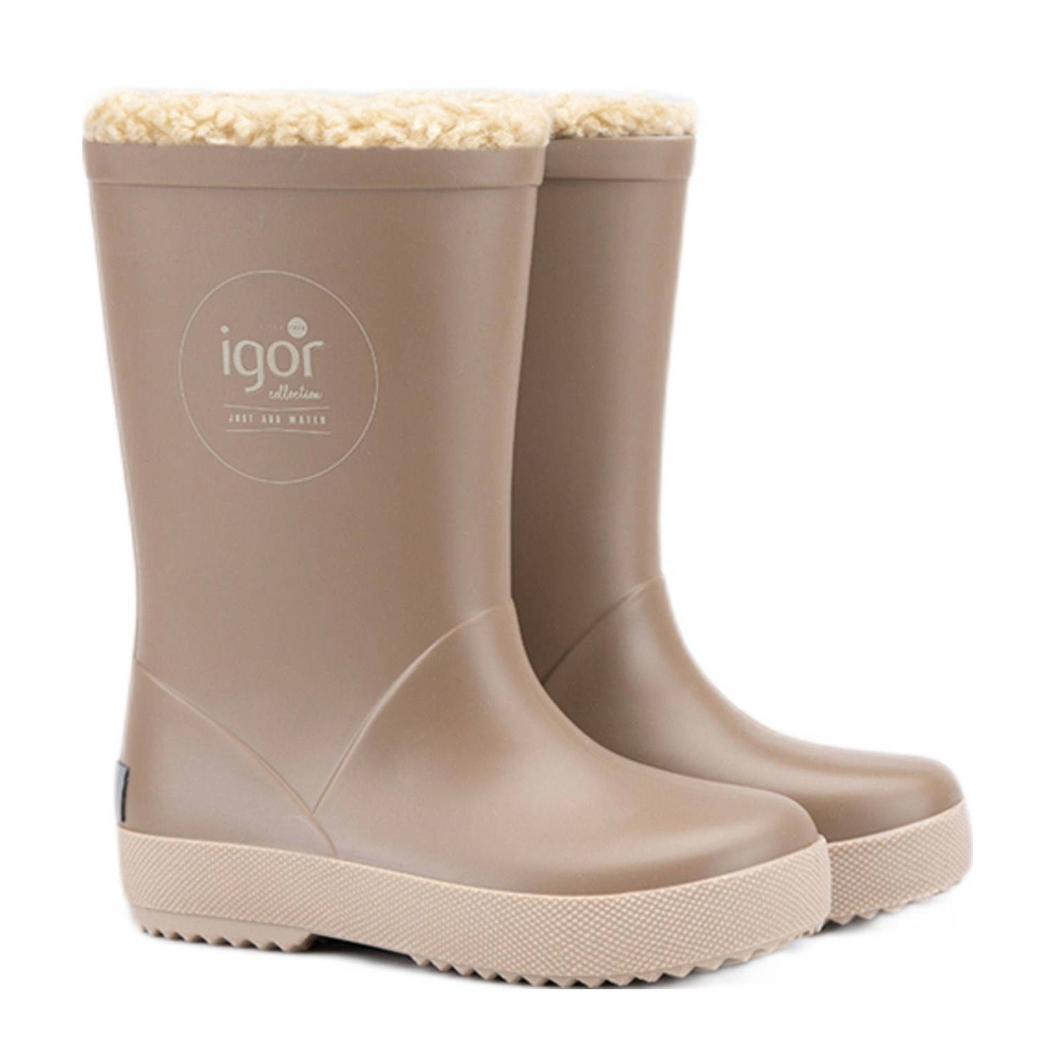 Igor Splash dk Borreguito gevoerde regenlaarzen beige