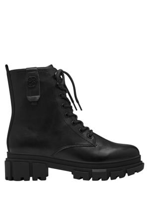 Jinny chunky veterboots zwart