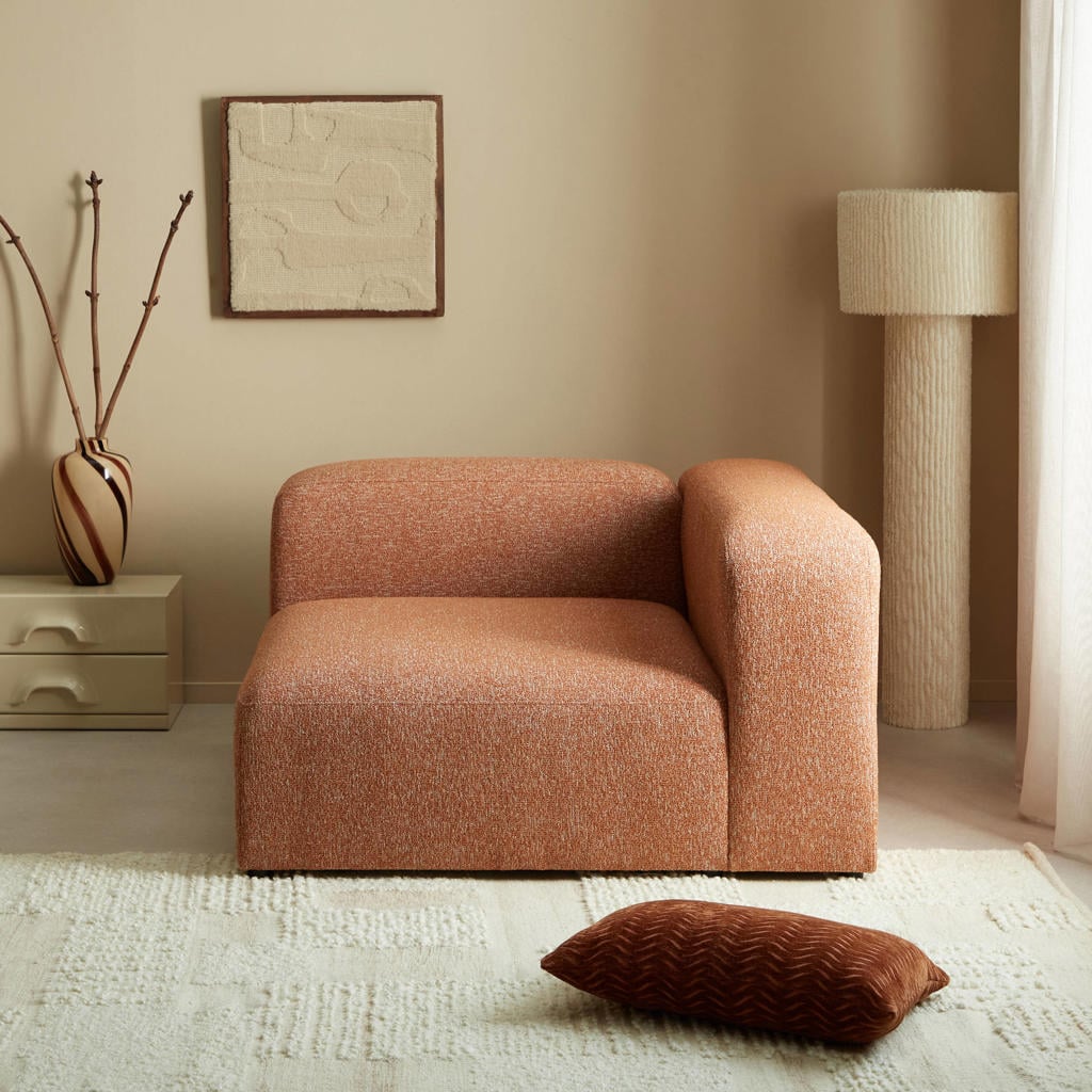 Studio LIVIT Ylva bank chaise rechts - terra