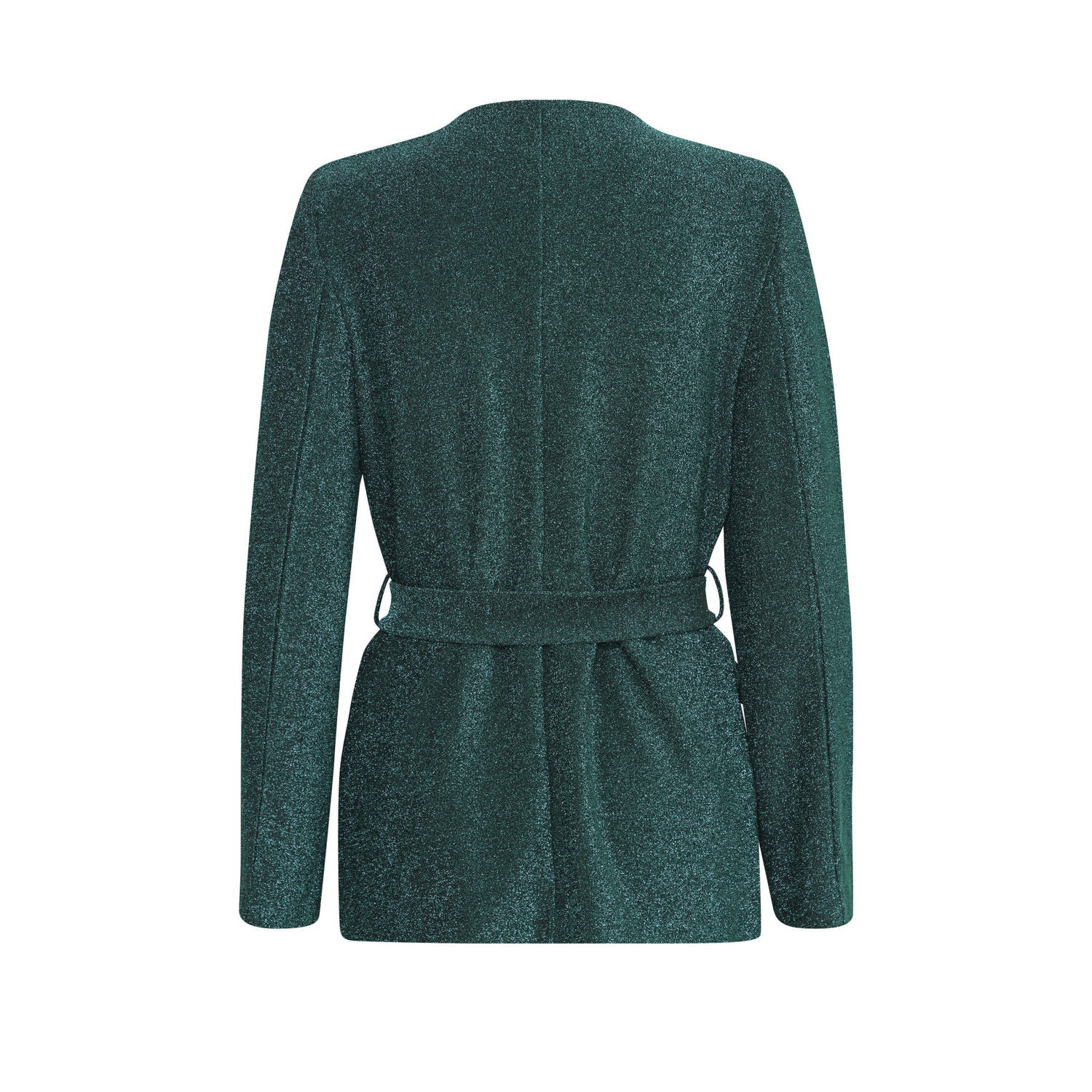 B.Young getailleerde blazer BYTACHA met glitters groen