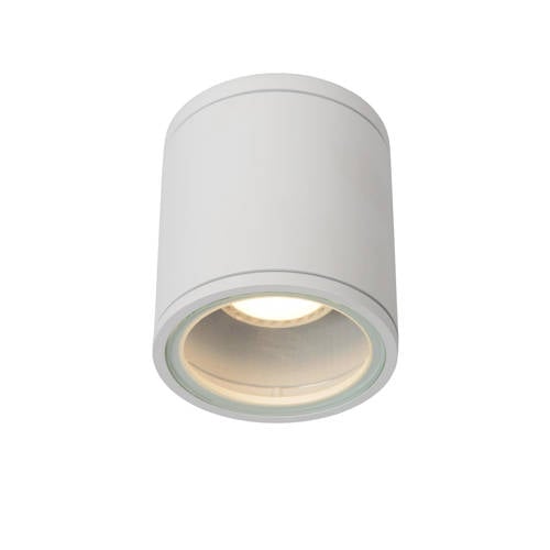 Lucide AVEN - Plafondspot Badkamer - Ø9 cm - 1xGU10 - IP65 - Wit afbeelding