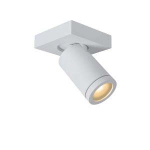 TAYLOR - Plafondspot Badkamer - LED Dim to warm - GU10 - 1x5W 2200K/3000K - IP44 - Wit