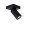 Lucide TAYLOR - Plafondspot Badkamer - LED Dim to warm - GU10 - 1x5W 2200K/3000K - IP44 - Zwart