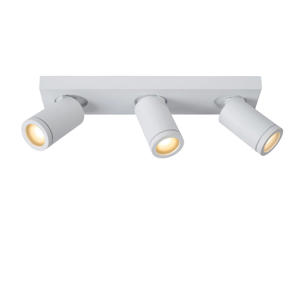 TAYLOR - Plafondspot Badkamer - LED Dim to warm - GU10 - 3x5W 2200K/3000K - IP44 - Wit