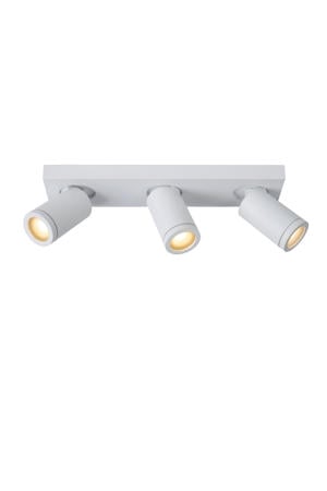TAYLOR - Plafondspot Badkamer - LED Dim to warm - GU10 - 3x5W 2200K/3000K - IP44 - Wit