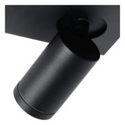 thumbnail: Lucide TAYLOR - Plafondspot Badkamer - LED Dim to warm - GU10 - 4x5W 2200K/3000K - IP44 - Zwart