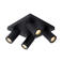 Lucide TAYLOR - Plafondspot Badkamer - LED Dim to warm - GU10 - 4x5W 2200K/3000K - IP44 - Zwart