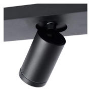 thumbnail: Lucide TAYLOR - Plafondspot Badkamer - LED Dim to warm - GU10 - 3x5W 2200K/3000K - IP44 - Zwart