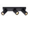 Lucide TAYLOR - Plafondspot Badkamer - LED Dim to warm - GU10 - 3x5W 2200K/3000K - IP44 - Zwart