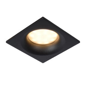 ZIVA - Inbouwspot Badkamer - 1xGU10 - IP44 - Zwart  