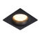 Lucide ZIVA - Inbouwspot Badkamer - 1xGU10 - IP44 - Zwart
