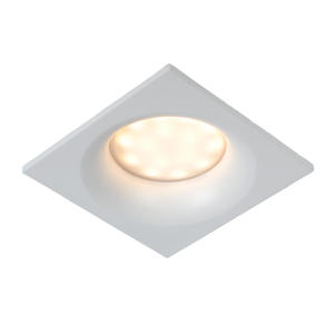 ZIVA - Inbouwspot Badkamer - 1xGU10 - IP44 - Wit