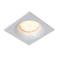 Lucide ZIVA - Inbouwspot Badkamer - 1xGU10 - IP44 - Wit