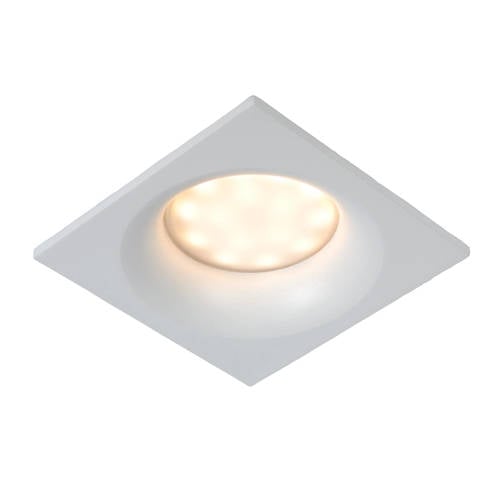 Lucide ZIVA - Inbouwspot Badkamer - 1xGU10 - IP44 - Wit afbeelding