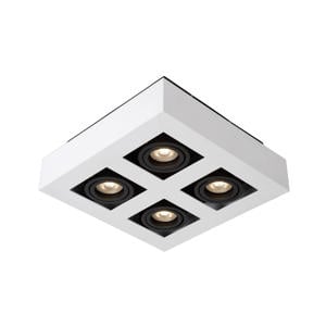 XIRAX - Plafondspot - LED Dim to warm - GU10 - 4x5W 2200K/3000K - Wit