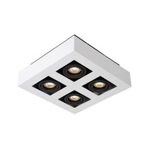 XIRAX - Plafondspot - LED Dim to warm - GU10 - 4x5W 2200K/3000K - Wit