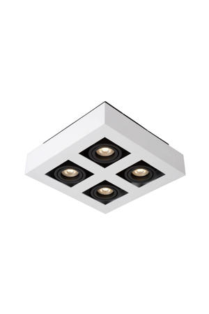 XIRAX - Plafondspot - LED Dim to warm - GU10 - 4x5W 2200K/3000K - Wit