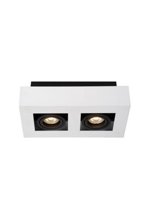 XIRAX - Plafondspot - LED Dim to warm - GU10 - 2x5W 2200K/3000K - Wit  