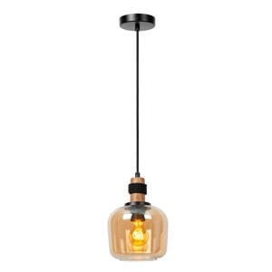 ILONA - Hanglamp - Ø18 cm - 1xE27 - Amber