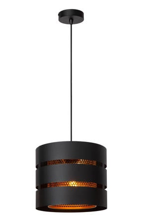 ROSAS - Hanglamp - Ø26 cm - 1xE27 - Zwart
