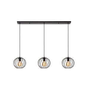DANZA - Hanglamp - 3xE27 - Zwart