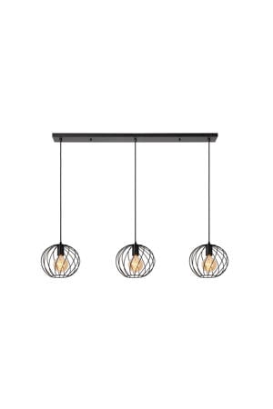 DANZA - Hanglamp - 3xE27 - Zwart