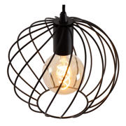 thumbnail: Lucide DANZA - Hanglamp - Ø50 cm - 3xE27 - Zwart