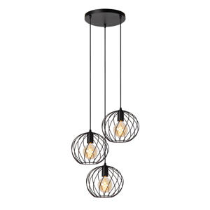 DANZA - Hanglamp - Ø50 cm - 3xE27 - Zwart  