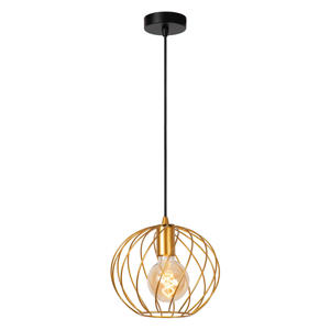 DANZA - Hanglamp - Ø25 cm - 1xE27 - Mat Goud / Messing