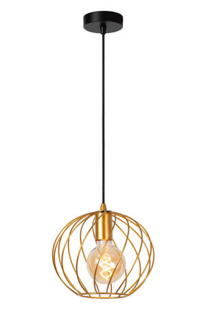 DANZA - Hanglamp - Ø25 cm - 1xE27 - Mat Goud / Messing  