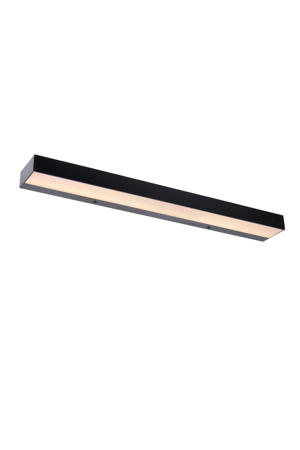 ALEXA - Wandlamp Badkamer - LED - 1x8W 3000K - IP44 - Zwart 