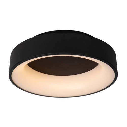 Lucide MIRAGE - Plafonnière - Ø38 cm - LED Dimb. - 1x22W 2700K - Zwart afbeelding